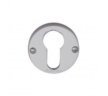 Heritage Brass V1012 Euro Profile Escutcheon - Satin Chrome