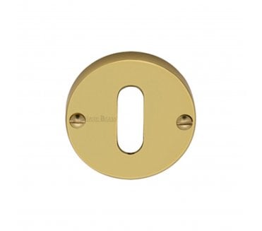 Heritage Brass V1014 Standard Keyhole Escutcheon - Polished Brass