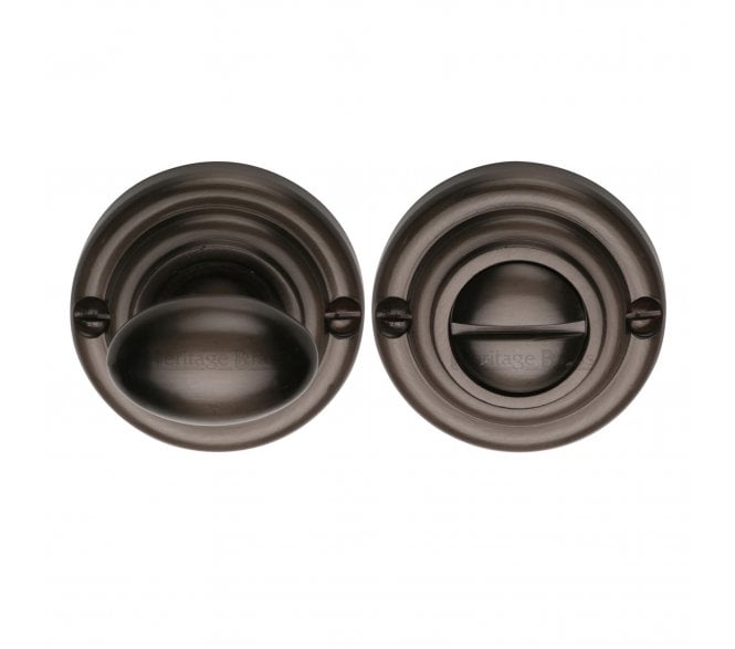 Heritage Brass V1015 Bathroom Turn & Release Set - Matt Bronze