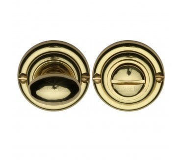 Heritage Brass V1015 Bathroom Turn & Release Set - Polished Brass