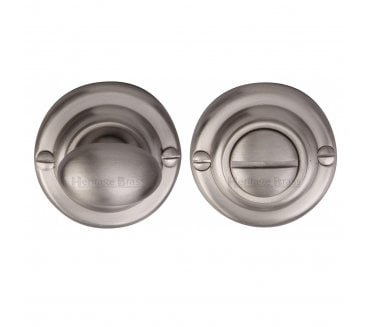 Heritage Brass V1015 Bathroom Turn & Release Set - Satin Nickel