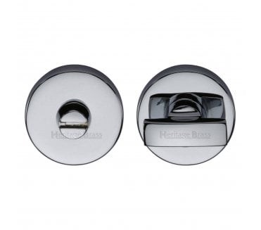 Heritage Brass V1018 Small Bathroom Turn & Release Set - Polished Chrome