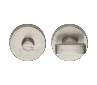 Heritage Brass V1018 Small Bathroom Turn & Release Set - Satin Nickel