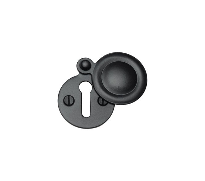 Heritage Brass V1020 Covered Keyhole Escutcheon - Matt Black