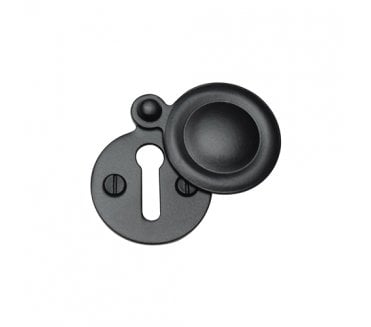 Heritage Brass V1020 Covered Keyhole Escutcheon - Matt Black