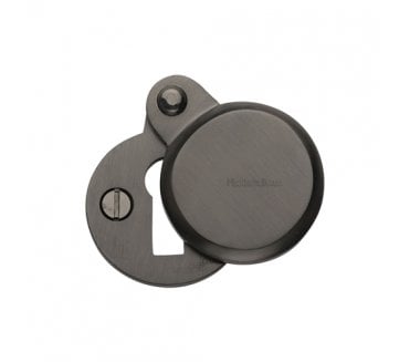 Heritage Brass V1023 Covered Keyhole Escutcheon - Matt Bronze