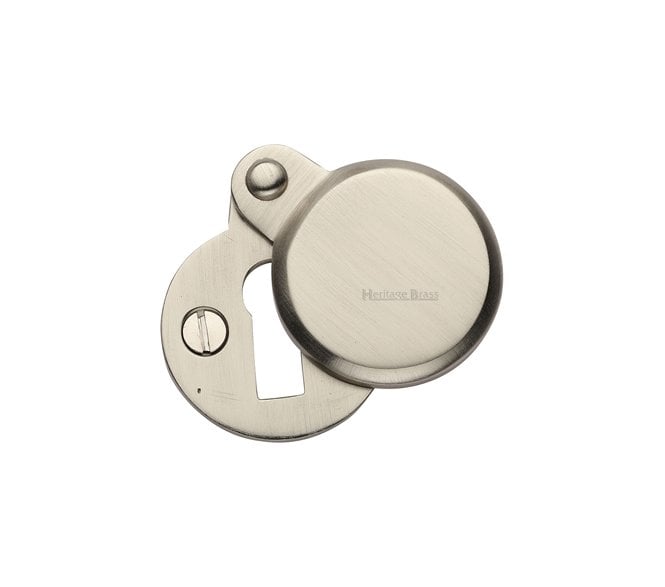 Heritage Brass V1023 Covered Keyhole Escutcheon - Satin Nickel