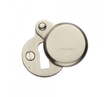 Heritage Brass V1023 Covered Keyhole Escutcheon - Satin Nickel
