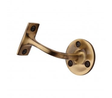 Heritage Brass V1030 Handrail Bracket 64mm - Antique Brass