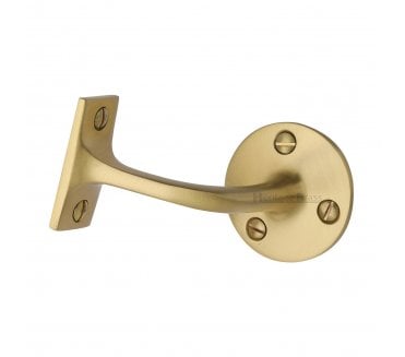 Heritage Brass V1030 Handrail Bracket 64mm - Satin Brass