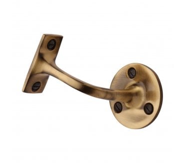 Heritage Brass V1030 Handrail Bracket 76mm - Antique Brass