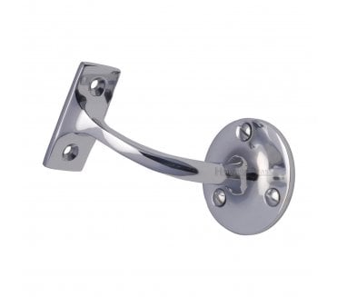 Heritage Brass V1030 Handrail Bracket 76mm - Polished Chrome