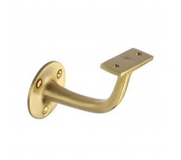 Heritage Brass V1030 Handrail Bracket 76mm - Satin Brass