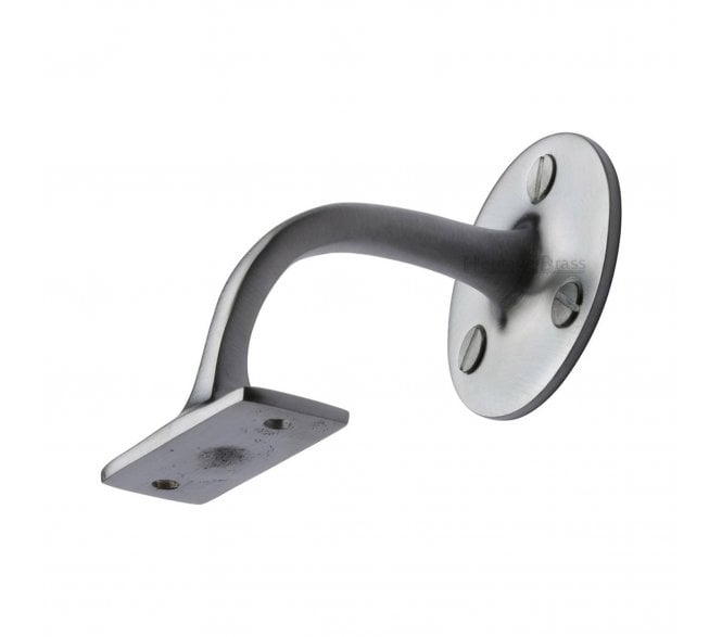 Heritage Brass V1030 Handrail Bracket 76mm - Satin Chrome