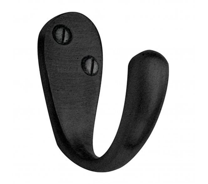 Heritage Brass V1040 Single Robe Hook - Matt Black
