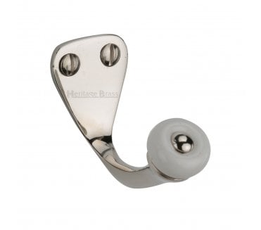 Heritage Brass V1044 Robe Hook - Polished Nickel