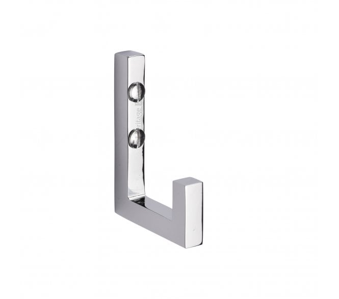 Heritage Brass V1045 Square Single Robe Hook - Polished Chrome