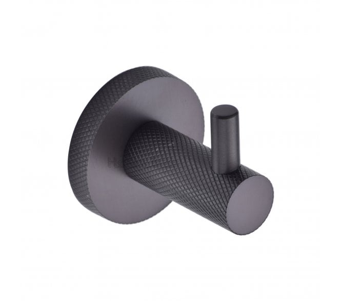 Heritage Brass V1046 Knurled Robe Hook - Matt Bronze