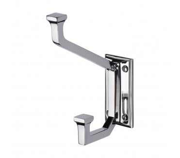 Heritage Brass V1053 Art Deco Hat and Coat Hook - Polished Chrome
