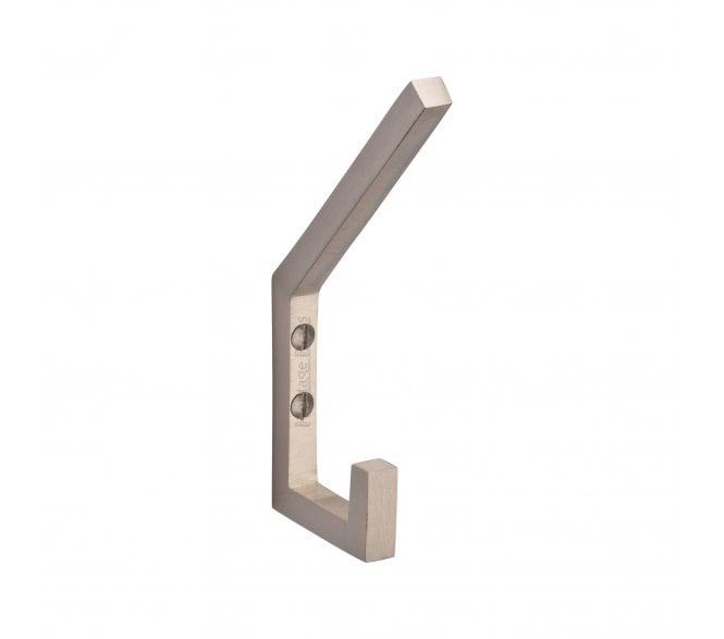 Heritage Brass V1055 Square Double Hat and Coat Hook - Satin Nickel