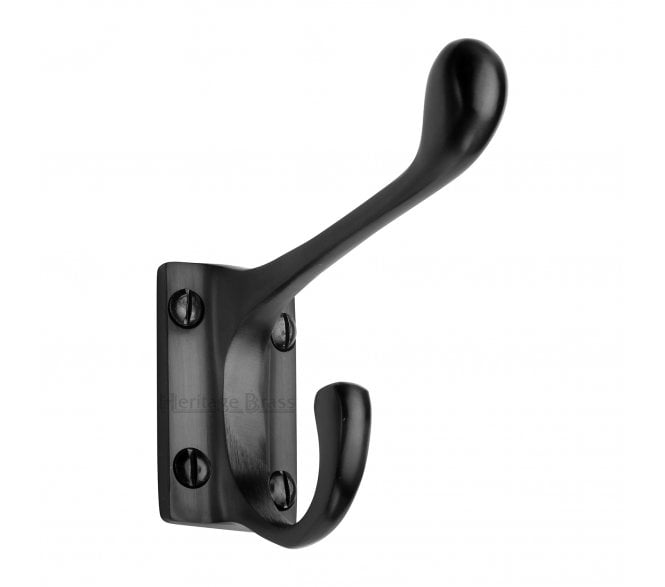 Heritage Brass V1056 Hat & Coat Hook - Matt Black