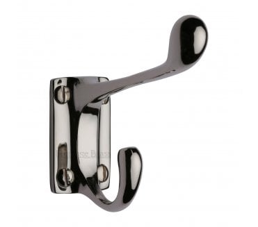 Heritage Brass V1056 Heavy Duty Hat & Coat Hook - Polished Nickel