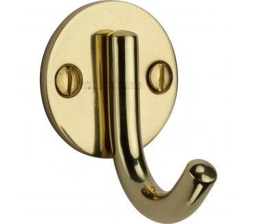 Heritage Brass V1064 Contemporary Robe Hook - Polished Brass