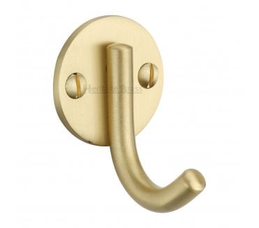 Heritage Brass V1064 Contemporary Robe Hook - Satin Brass