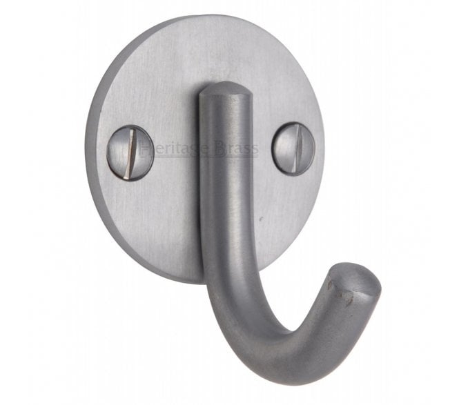 Heritage Brass V1064 Contemporary Robe Hook - Satin Chrome