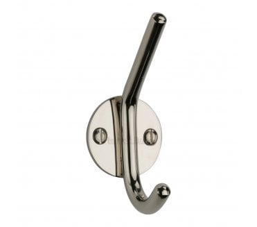 Heritage Brass V1065 Contemporary Hat & Coat Hook - Polished Nickel