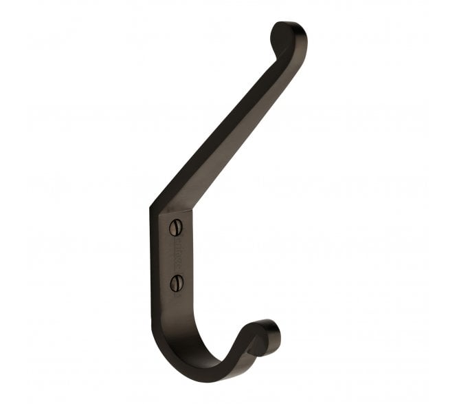 Heritage Brass V1066 Angular Hat & Coat Hook - Matt Bronze