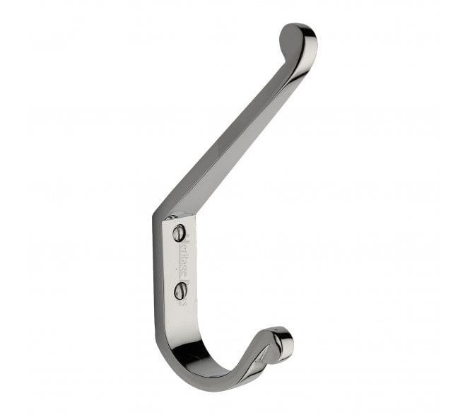 Heritage Brass V1066 Angular Hat & Coat Hook - Polished Chrome