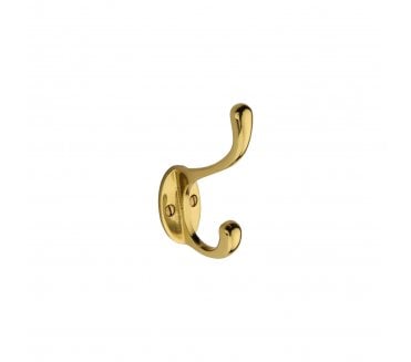 Heritage Brass V1068 Classic Hat & Coat Hooks - Polished Brass