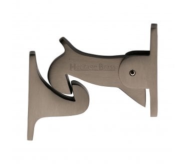 Heritage Brass V1074 Door Holder Gravity Design 83mm - Matt Bronze
