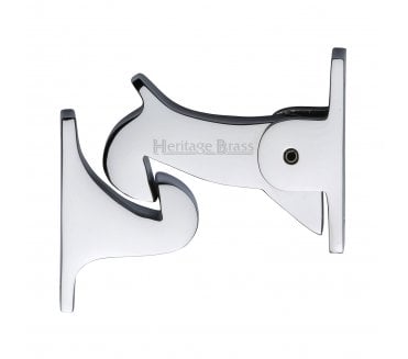 Heritage Brass V1074 Door Holder Gravity Design 83mm - Polished Chrome