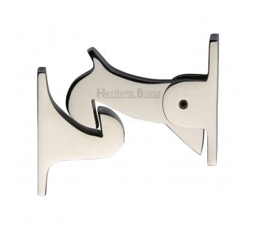 Heritage Brass V1074 Door Holder Gravity Design 83mm - Polished Nickel