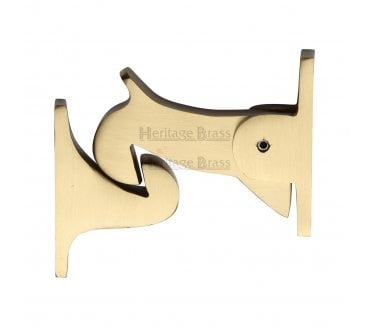Heritage Brass V1074 Door Holder Gravity Design 83mm - Satin Brass