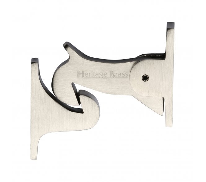 Heritage Brass V1074 Door Holder Gravity Design 83mm - Satin Nickel