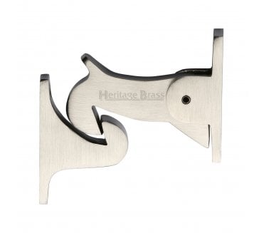 Heritage Brass V1074 Door Holder Gravity Design 83mm - Satin Nickel