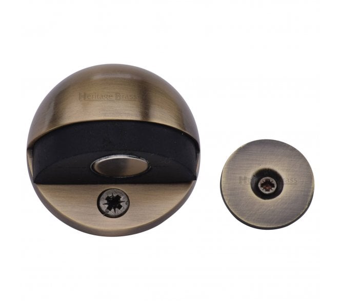 Heritage Brass V1080 MAG Magnetic Floor Door Stop - Antique Brass
