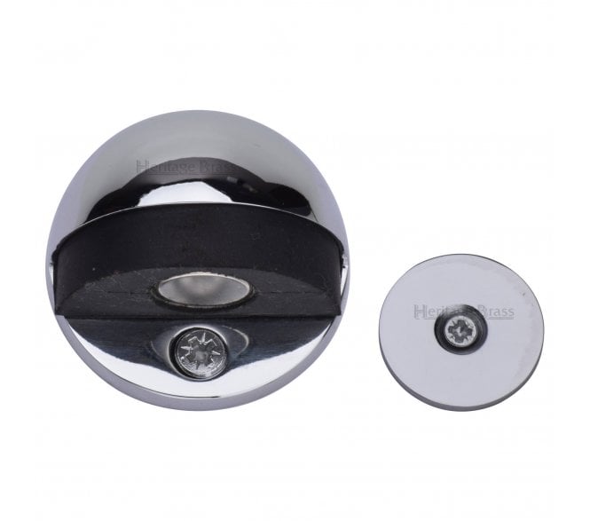 Heritage Brass V1080 MAG Magnetic Floor Door Stop - Polished Chrome