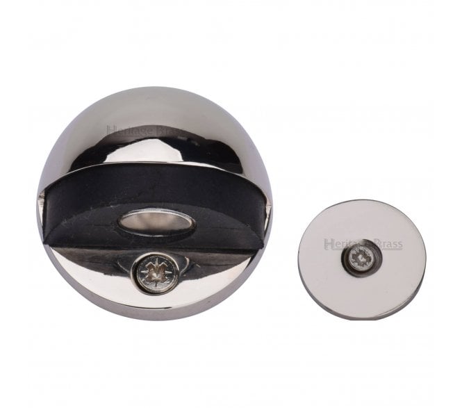 Heritage Brass V1080 MAG Magnetic Floor Door Stop - Polished Nickel