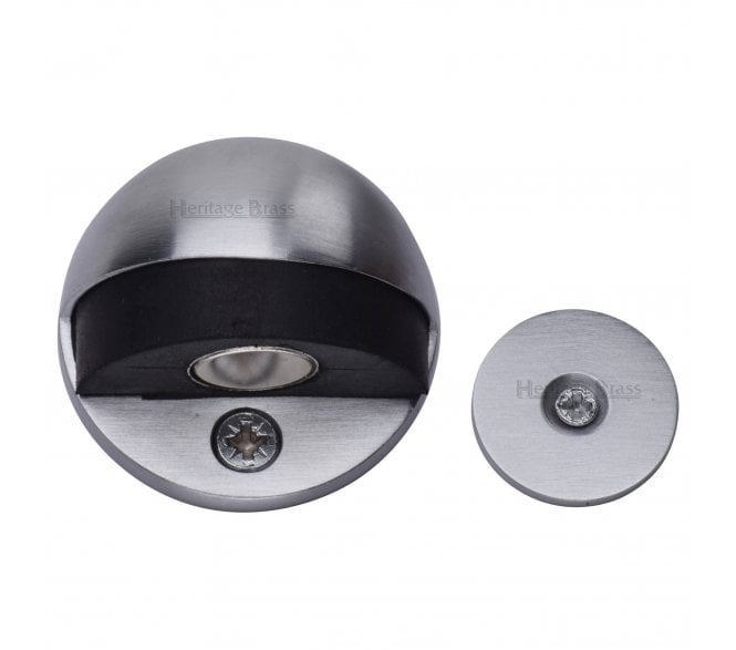 Heritage Brass V1080 MAG Magnetic Floor Door Stop - Satin Chrome