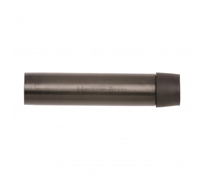 Heritage Brass V1081 Cylinder Wall Mounted Door Stop 75mm - Matt Bronze