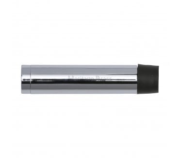 Heritage Brass V1081 Cylinder Wall Mounted Door Stop 75mm - Polished Chrome