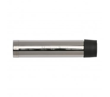 Heritage Brass V1081 Cylinder Wall Mounted Door Stop 75mm - Polished Nickel