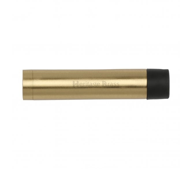 Heritage Brass V1081 Cylinder Wall Mounted Door Stop 75mm - Satin Brass
