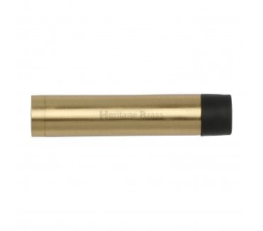 Heritage Brass V1081 Cylinder Wall Mounted Door Stop 75mm - Satin Brass