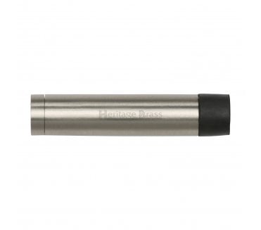 Heritage Brass V1081 Cylinder Wall Mounted Door Stop 75mm - Satin Nickel
