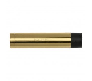 Heritage Brass V1081 Cylinder Wall Mounted Door Stop 87mm - Polished Brass